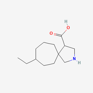 8-Ethyl-2-azaspiro[4.6]undecane-4-carboxylic acid