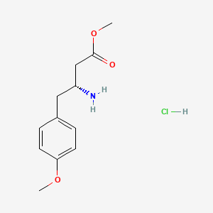 methyl(3R)-3-amino-4-(4-methoxyphenyl)butanoatehydrochloride