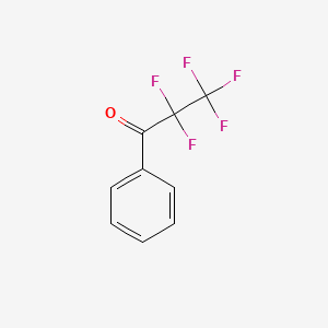 molecular formula C9H5F5O B1361575 五氟乙基苯甲酮 CAS No. 394-52-5