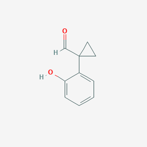 1-(2-Hydroxyphenyl)cyclopropane-1-carbaldehyde