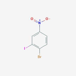 molecular formula C6H3BrINO2 B1361577 1-Bromo-2-iodo-4-nitrobenzene CAS No. 63037-63-8