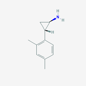 rac-(1R,2S)-2-(2,4-dimethylphenyl)cyclopropan-1-amine