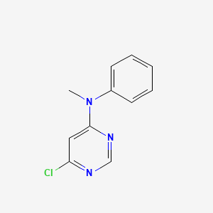 molecular formula C11H10ClN3 B1361578 6-氯-N-甲基-N-苯基嘧啶-4-胺 CAS No. 6303-48-6