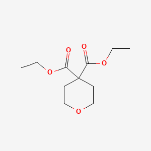 molecular formula C11H18O5 B1361580 四氢吡喃-4,4-二甲酸二乙酯 CAS No. 5382-77-4