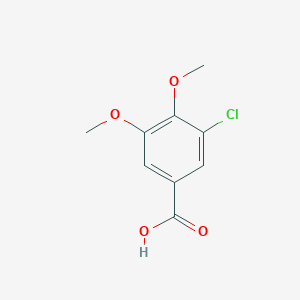 molecular formula C9H9ClO4 B1361584 3-氯-4,5-二甲氧基苯甲酸 CAS No. 20624-87-7