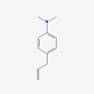 molecular formula C11H15N B1361586 N,N-二甲基-4-(丙-2-烯-1-基)苯胺 CAS No. 51601-26-4