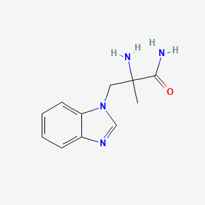 2-Amino-3-(1h-benzo[d]imidazol-1-yl)-2-methylpropanamide