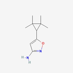 5-(2,2,3,3-Tetramethylcyclopropyl)isoxazol-3-amine