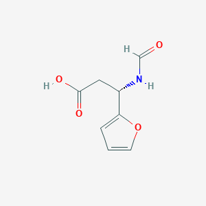 (s)-3-Formamido-3-(furan-2-yl)propanoic acid