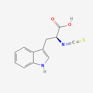 (2S)-3-(1H-indol-3-yl)-2-isothiocyanatopropanoic acid