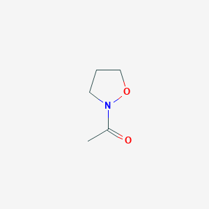 molecular formula C5H9NO2 B13615957 N-Acetylisoxazolidine 