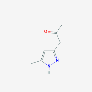 1-(5-Methyl-1H-pyrazol-3-YL)propan-2-one