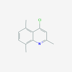 molecular formula C12H12ClN B1361597 4-氯-2,5,8-三甲基喹啉 CAS No. 439147-95-2