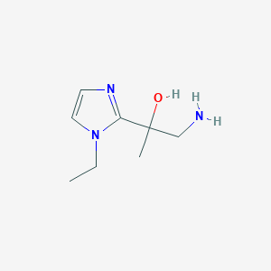 1-amino-2-(1-ethyl-1H-imidazol-2-yl)propan-2-ol