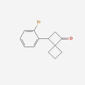 3-(2-Bromophenyl)spiro[3.3]heptan-1-one