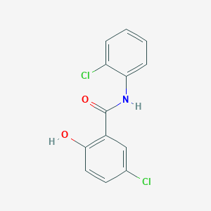 molecular formula C13H9Cl2NO2 B1361606 5-Chloro-n-(2-chlorophenyl)-2-hydroxybenzamide CAS No. 6626-92-2