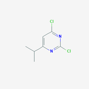molecular formula C7H8Cl2N2 B1361607 2,4-二氯-6-(异丙基)嘧啶 CAS No. 89938-05-6