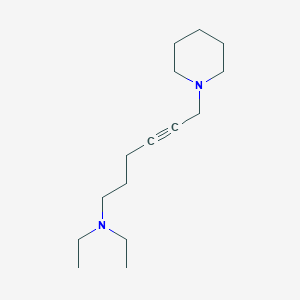 B1361609 n,n-Diethyl-6-(piperidin-1-yl)hex-4-yn-1-amine CAS No. 7249-82-3