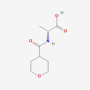 (2R)-2-[(oxan-4-yl)formamido]propanoic acid