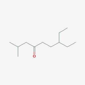 B1361610 7-Ethyl-2-methyl-4-nonanone CAS No. 6628-29-1