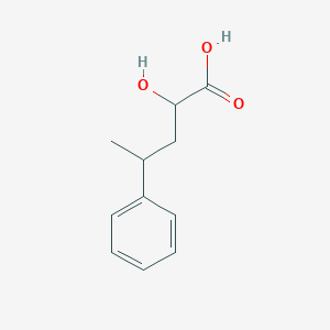 molecular formula C11H14O3 B13616112 2-Hydroxy-4-phenylpentanoic acid 