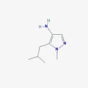 5-Isobutyl-1-methyl-1H-pyrazol-4-amine