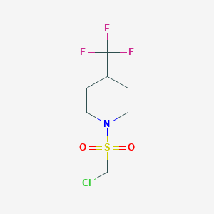 1-((Chloromethyl)sulfonyl)-4-(trifluoromethyl)piperidine