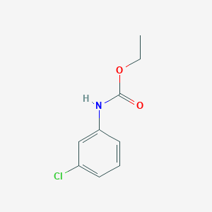 molecular formula C9H10ClNO2 B1361616 乙基(3-氯苯基)氨基甲酸酯 CAS No. 2150-89-2