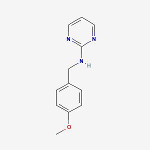 molecular formula C12H13N3O B1361621 n-(4-Methoxybenzyl)pyrimidin-2-amine CAS No. 6957-21-7