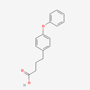 molecular formula C16H16O3 B1361623 4-(4-苯氧基苯基)丁酸 CAS No. 6958-94-7