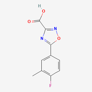 5-(4-Fluoro-3-methylphenyl)-1,2,4-oxadiazole-3-carboxylic acid