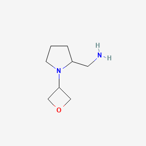 (1-(Oxetan-3-yl)pyrrolidin-2-yl)methanamine