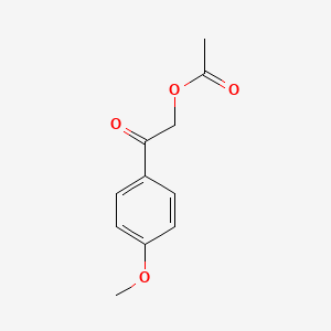 molecular formula C11H12O4 B1361626 2-(4-甲氧基苯基)-2-氧代乙基乙酸酯 CAS No. 58518-78-8
