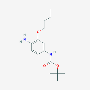 tert-butyl N-(4-amino-3-butoxyphenyl)carbamate