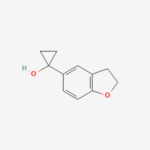 1-(2,3-Dihydrobenzofuran-5-yl)cyclopropan-1-ol