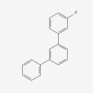 molecular formula C18H13F B13616298 1-(3-Fluorophenyl)-3-phenylbenzene 