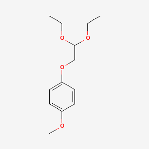 molecular formula C13H20O4 B1361630 1-(2,2-二乙氧基乙氧基)-4-甲氧基苯 CAS No. 69034-13-5
