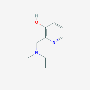 molecular formula C10H16N2O B1361631 2-[(二乙氨基)甲基]吡啶-3-醇 CAS No. 2168-14-1