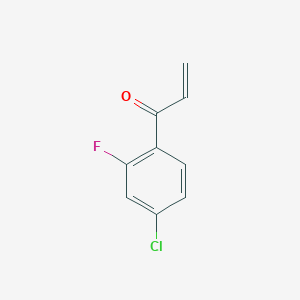 1-(4-Chloro-2-fluorophenyl)prop-2-en-1-one