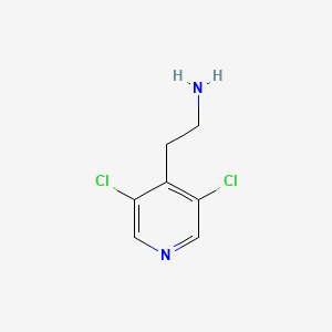 molecular formula C7H8Cl2N2 B13616355 2-(3,5-Dichloropyridin-4-yl)ethan-1-amine 