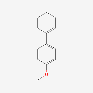 B1361638 Anisole, p-1-cyclohexen-1-yl- CAS No. 20758-60-5