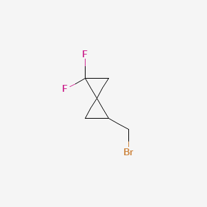 4-(Bromomethyl)-1,1-difluorospiro[2.2]pentane