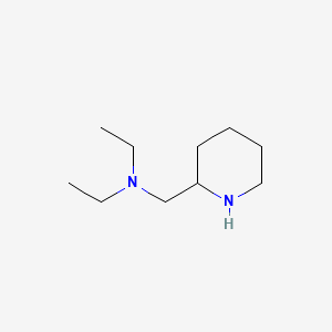 molecular formula C10H22N2 B1361640 N-乙基-N-(2-哌啶基甲基)乙胺 CAS No. 64168-09-8
