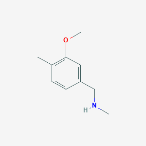 1-(3-methoxy-4-methylphenyl)-N-methylmethanamine