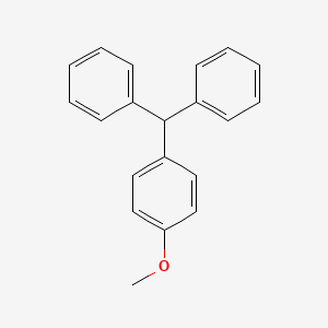 molecular formula C20H18O B1361643 1-(二苯甲基)-4-甲氧基苯 CAS No. 13865-56-0