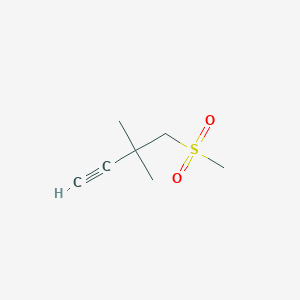 4-Methanesulfonyl-3,3-dimethylbut-1-yne