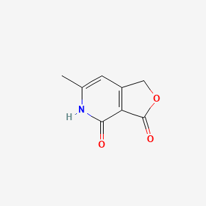 molecular formula C8H7NO3 B1361647 6-甲基呋喃[3,4-c]吡啶-3,4(1H,5H)-二酮 CAS No. 7472-18-6