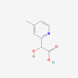 2-Hydroxy-2-(4-methylpyridin-2-YL)acetic acid