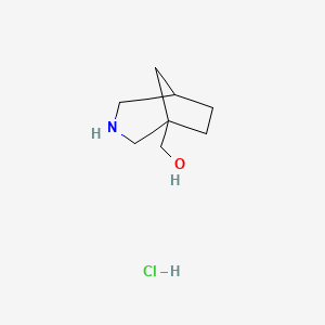 {3-Azabicyclo[3.2.1]octan-1-yl}methanol hydrochloride