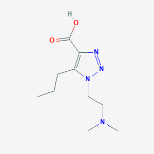 1-(2-(Dimethylamino)ethyl)-5-propyl-1h-1,2,3-triazole-4-carboxylic acid